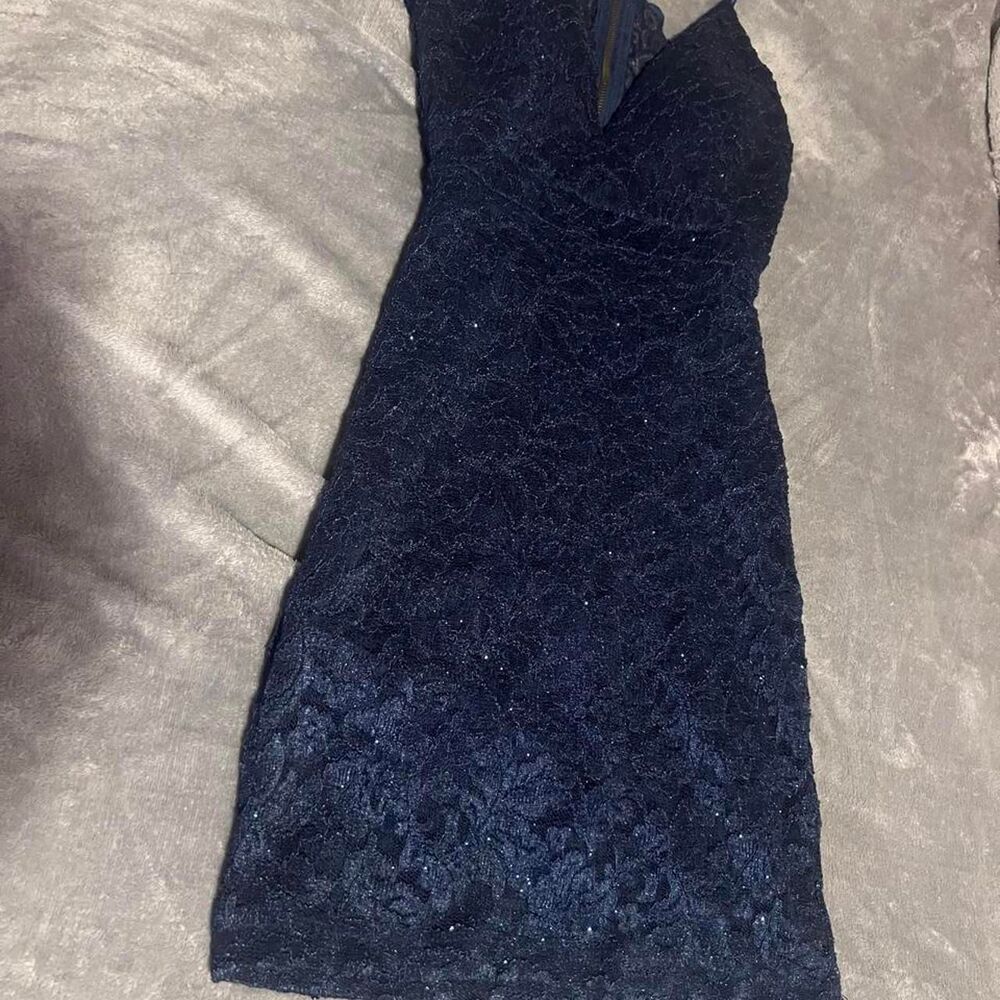 Emerald-sundae Women's Navy and Black Dress